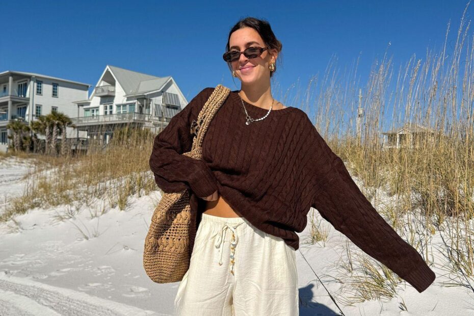 Beach Winter Outfit Ideas That Will Make You Want to Book a Trip