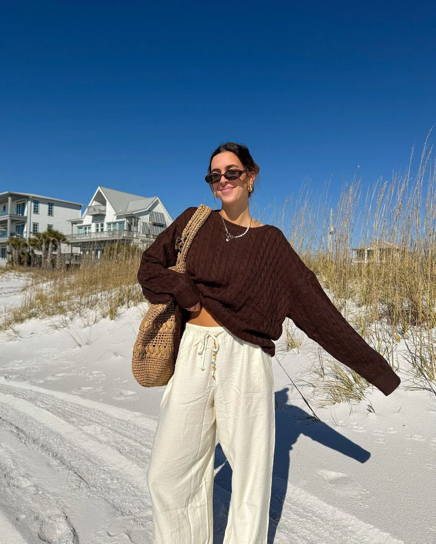Beach Winter Outfit Ideas That Will Make You Want to Book a Trip